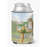 Caroline'S Treasures Asad0688Cc Spotted Flycatcher By Sarah Adams Can Or Bottle Hugger, Multicolor