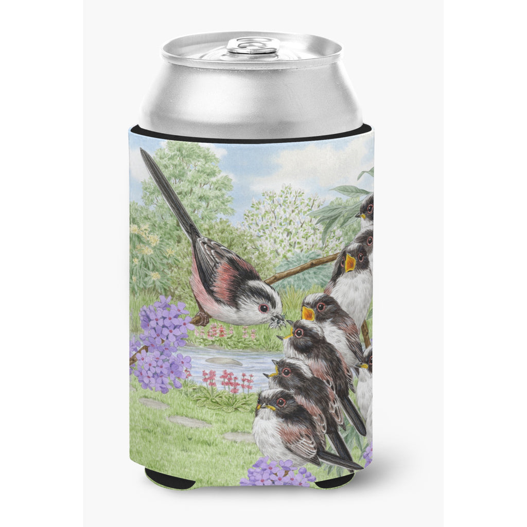Caroline'S Treasures Long Tailed Tits By Sarah Adams Can Or Bottle Hugger