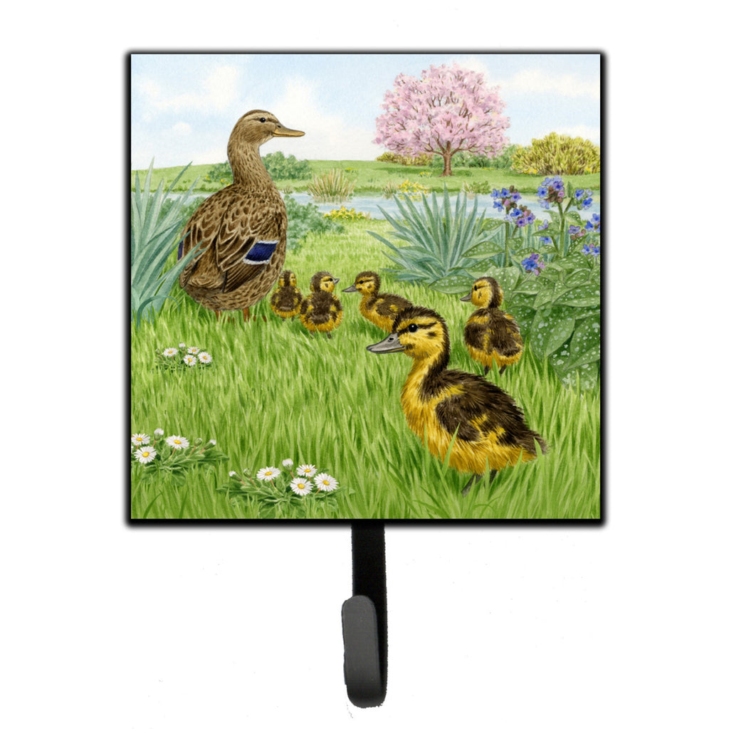 Caroline's Treasures Mallard And Ducklings Leash Or Key Holder