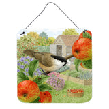 Caroline'S Treasures Coal Tits Apple Picker Wall Or Door Hanging Prints Asad0699Ds66, 6Hx6W, Multicolor