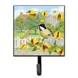 Caroline'S Treasures Coal Tits Yellow Flowers Leash Or Key Holder Asad0702Sh4, Small, Multicolor