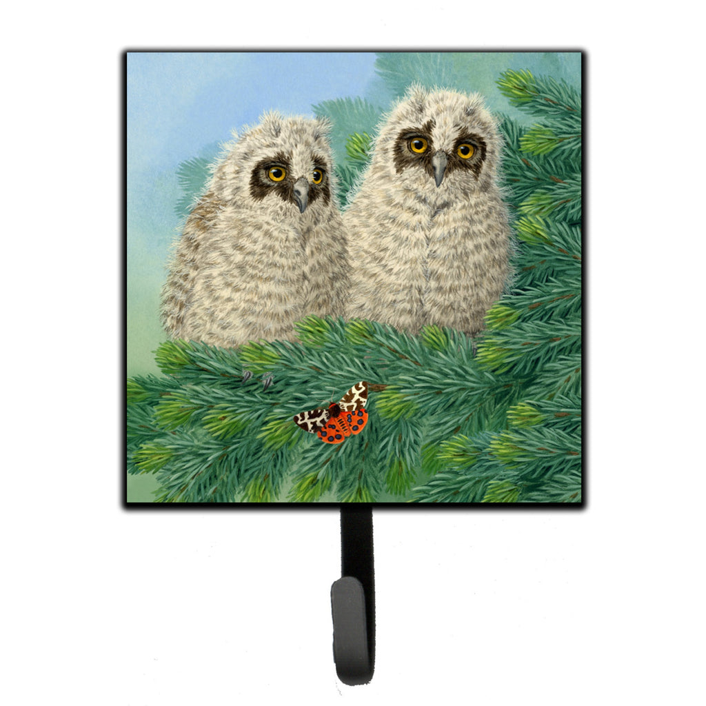 Caroline'S Treasures Owlets And Butterfly By Sarah Adams Leash Or Key Holder