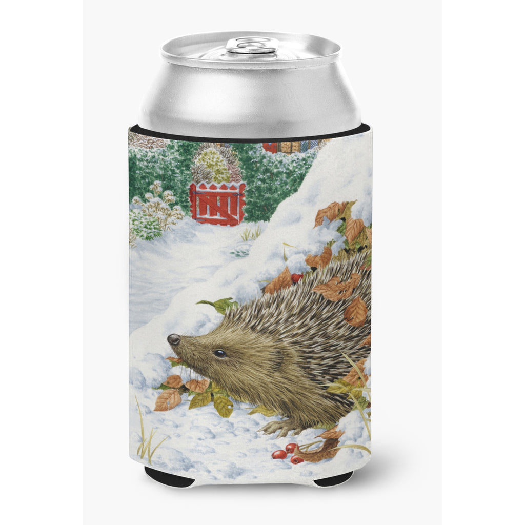Caroline'S Treasures Hedgehog And Red Gate Cottage Can Or Bottle Hugger