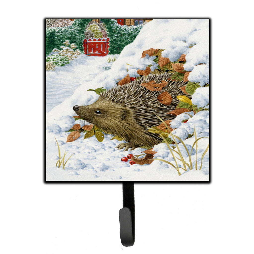 Caroline's Treasures Hedgehog And Red Gate Cottage Leash Or Key Holder