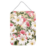 Caroline'S Treasures Lilies And Roses By Sarah Adams Wall Or Door Hanging Prints Asad115Ds1216, 16Hx12W, Multicolor