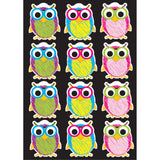 Die-Cut Magnetic Scribble Owls, 12 Pieces
