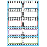 Die-Cut Magnetic Black Paw Labels/Nameplates, 10 Pieces