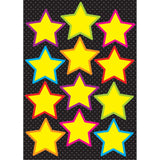 Die-Cut Magnetic Yellow Stars, 12 Pieces