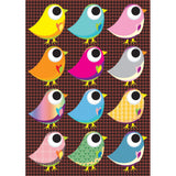 Die-Cut Magnetic Tweethearts, 12 Pieces