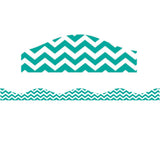 Magnetic Border, Turquoise Chevron, 12