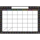 Smart Poly Chart, 13 x 19, Chalk Dots with Loops Calendar