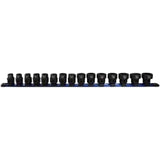 15Pc 1/2''Dr Nano Imp Sket Met