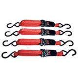 4 PIECE RATCHETING TIE DOWN SET (15 LONG)