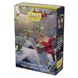 Dragon Shield Sleeves - Dragon Shield Limited Edition Brushed Art Japanese: Christmas 2023 60 Ct - Compatible With Yu-Gi-Oh! & C