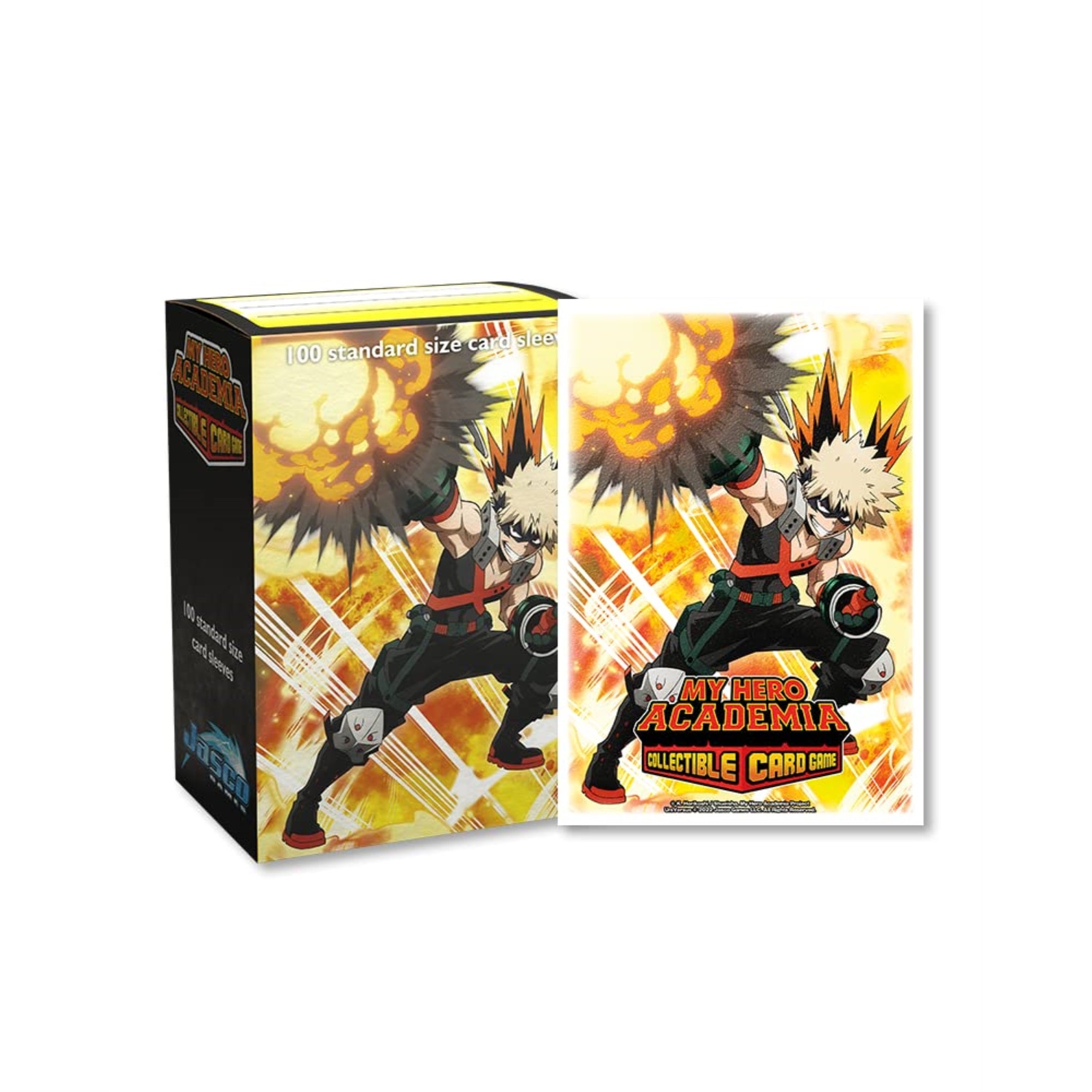 Arcane Tinmen Dragon Shield Sleeves - Matte Art: My Hero Academia: Bakugo Explode 100 Ct - Mtg Card Sleeves Are Smooth & Tough -