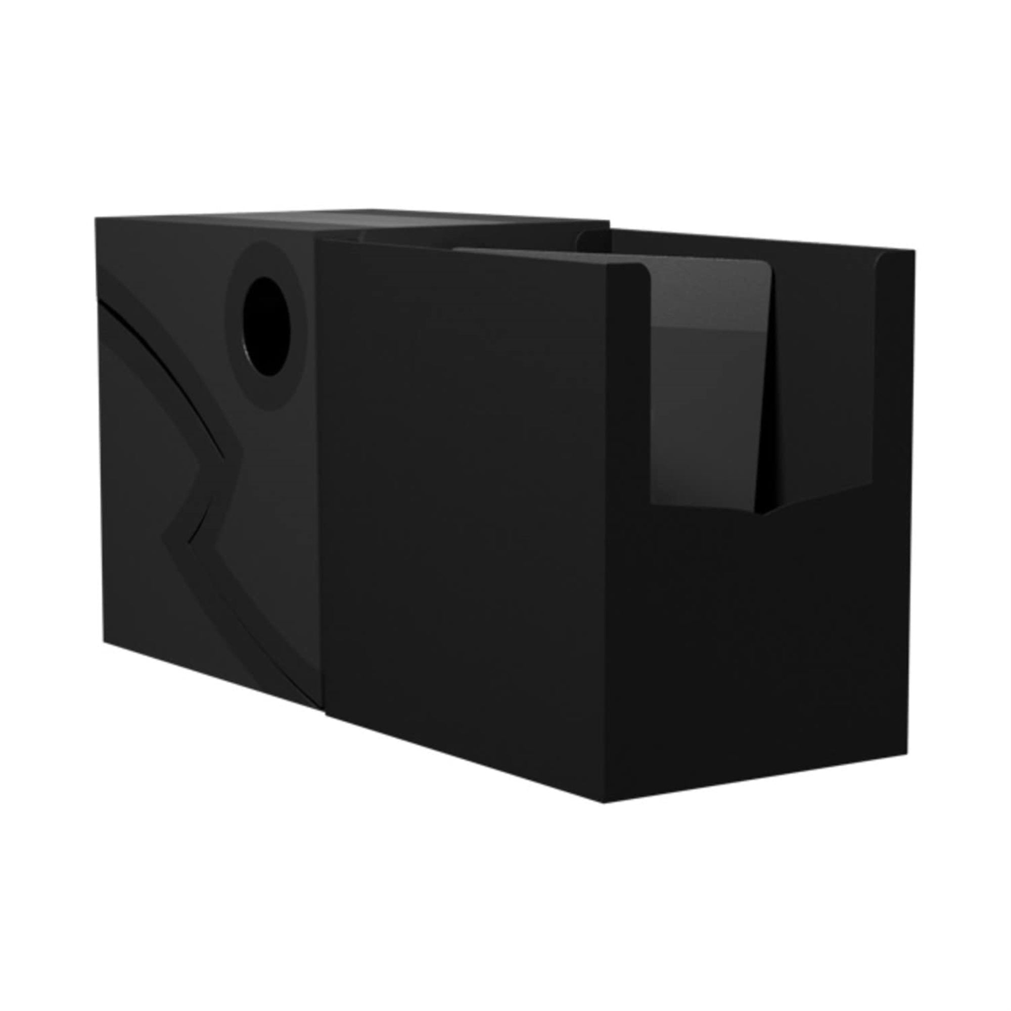 Arcane Tinmen Dragon Shield Card Deck Box - Double Shell: Shadow Black/Black - Sturdy Tcg, Ocg Card Storage - Compatible With Po