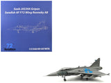 Saab JAS 39A Gripen Fighter Aircraft 131 F 7 Wing Cat?? Paw Livery Satenas Air Base (2006) Swedish Air Force 1/72 Diecast Mode