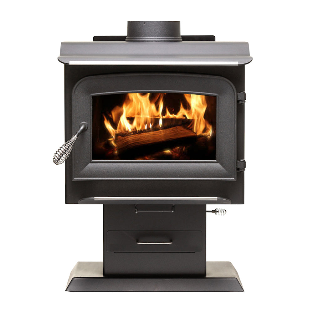 1,200 Sq. Ft. Pedestal Wood Stove - 2020 Epa Certified