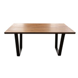 Acacia Wood 63 Inch Dining Table