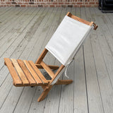 Amerihome Acacia And Canvas Folding Chair