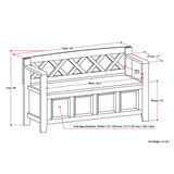 Amherst Entryway Storage Bench