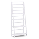 Acadian Solid Wood 72 Inch X 30 Inch Transitional Bookcase In White