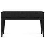 Harper Solid Hardwood Console Sofa Table In Black