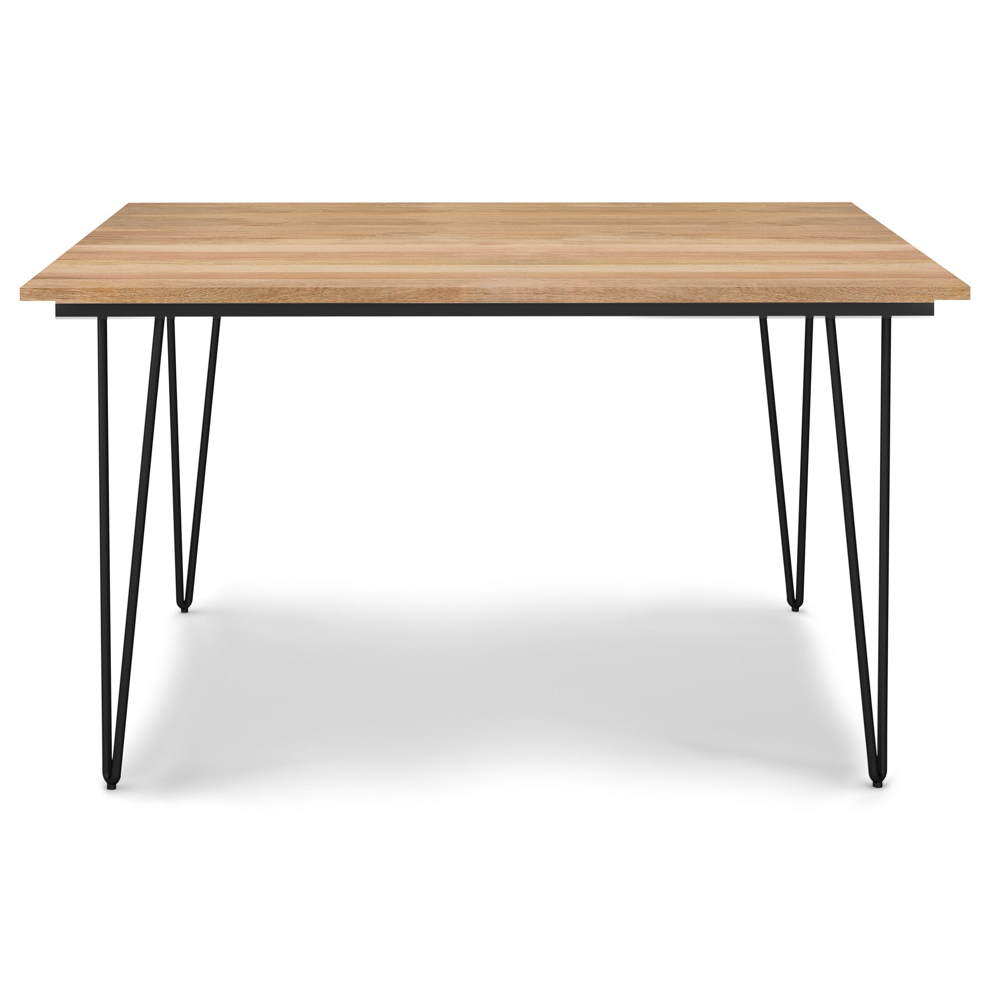 Hunter Solid Mango Wood 54 Inch Square Dining Table In Natural