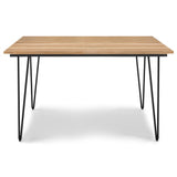 Hunter Solid Mango Wood 54 Inch Square Dining Table In Natural