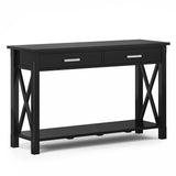 Kitchener Solid Wood 47 In Wide Console Sofa Table