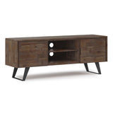 Lowry Solid Acacia Wood 63 In Wide Tv Media Stand & For Tvs Up To 70 Inches