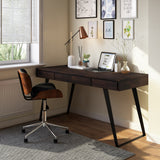 Lowry Solid Acacia Wood 54 In Wide Desk