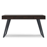 Lowry Solid Acacia Wood 54 In Wide Desk