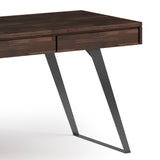 Lowry Solid Acacia Wood 72 In Wide Large Desk