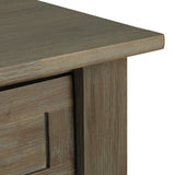 Monroe Solid Acacia Wood 22 In Wide Square End Table