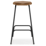 Orson Saddle Counter Height Stool (Set Of 2) In Natural