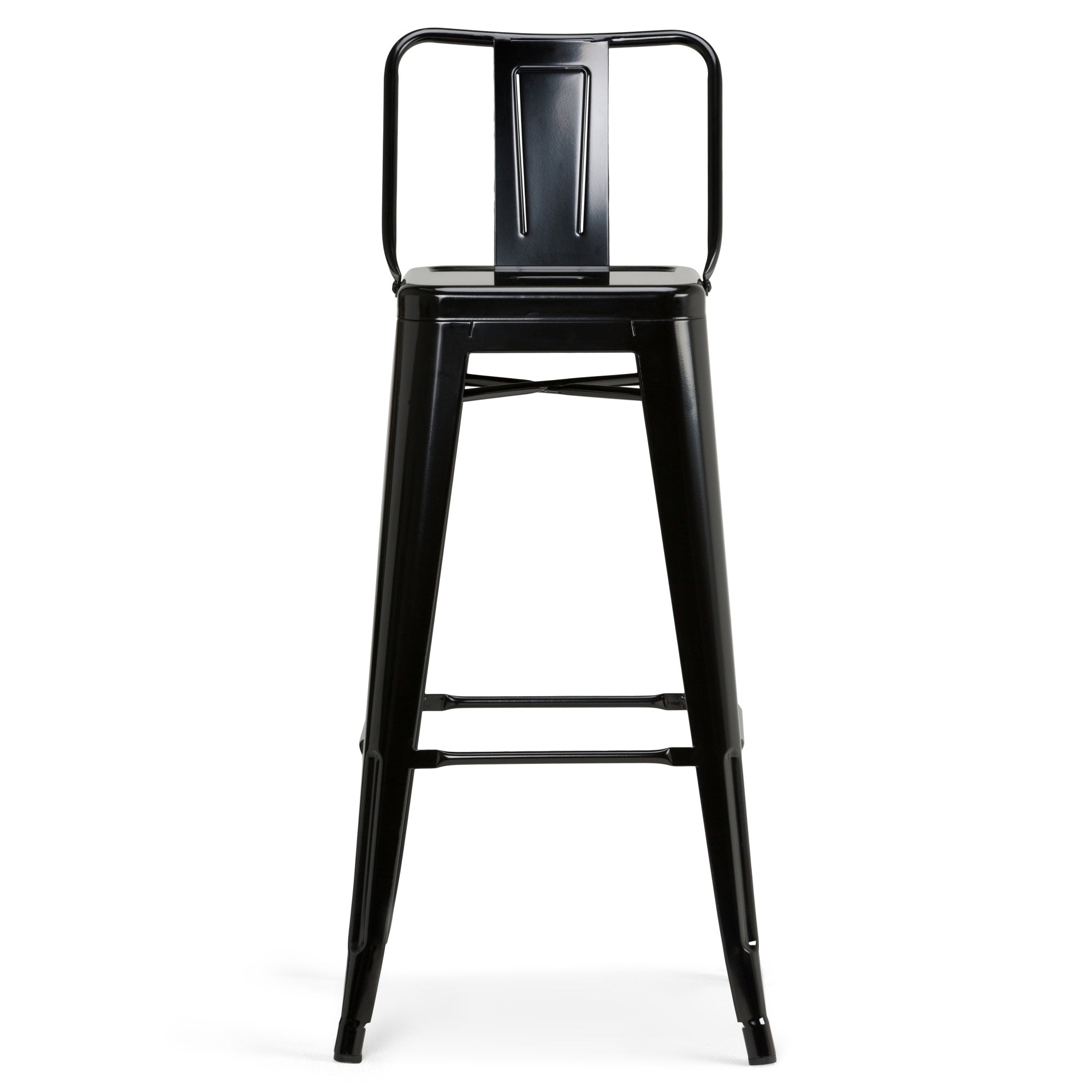 Rayne 30 Inch Metal Bar Stool (Set Of 4) In Black