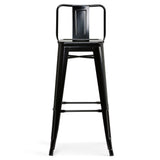 Rayne 30 Inch Metal Bar Stool (Set Of 4) In Black