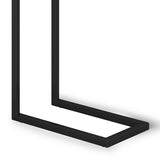 Skyler Solid Mango Wood C Side Table In Distressed White Wash