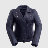 Adeline Women's Lambskin Asymmetrical Jacket