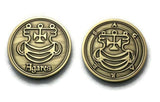 Agares Demon Sigil Coin - Ars Goetia Duke Seals