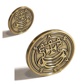 Agares Demon Sigil Coin - Ars Goetia Duke Seals