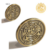 Agares Demon Sigil Coin - Ars Goetia Duke Seals