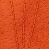 Antonio (orange) - Luxurious Italian peccary leather gloves with cashmere lining