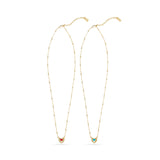 Double Heart Necklace