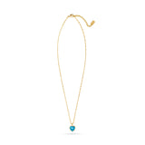 Heart-Shaped Turquoise Necklace with Gemstones