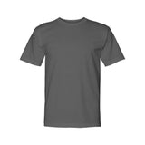 Bayside Usa-Made 100% Cotton Short Sleeve T-Shirt - Charcoal, S