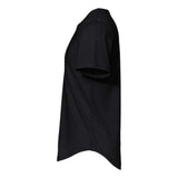 Bella + Canvas Jersey Curved Hem Tee - Black, S