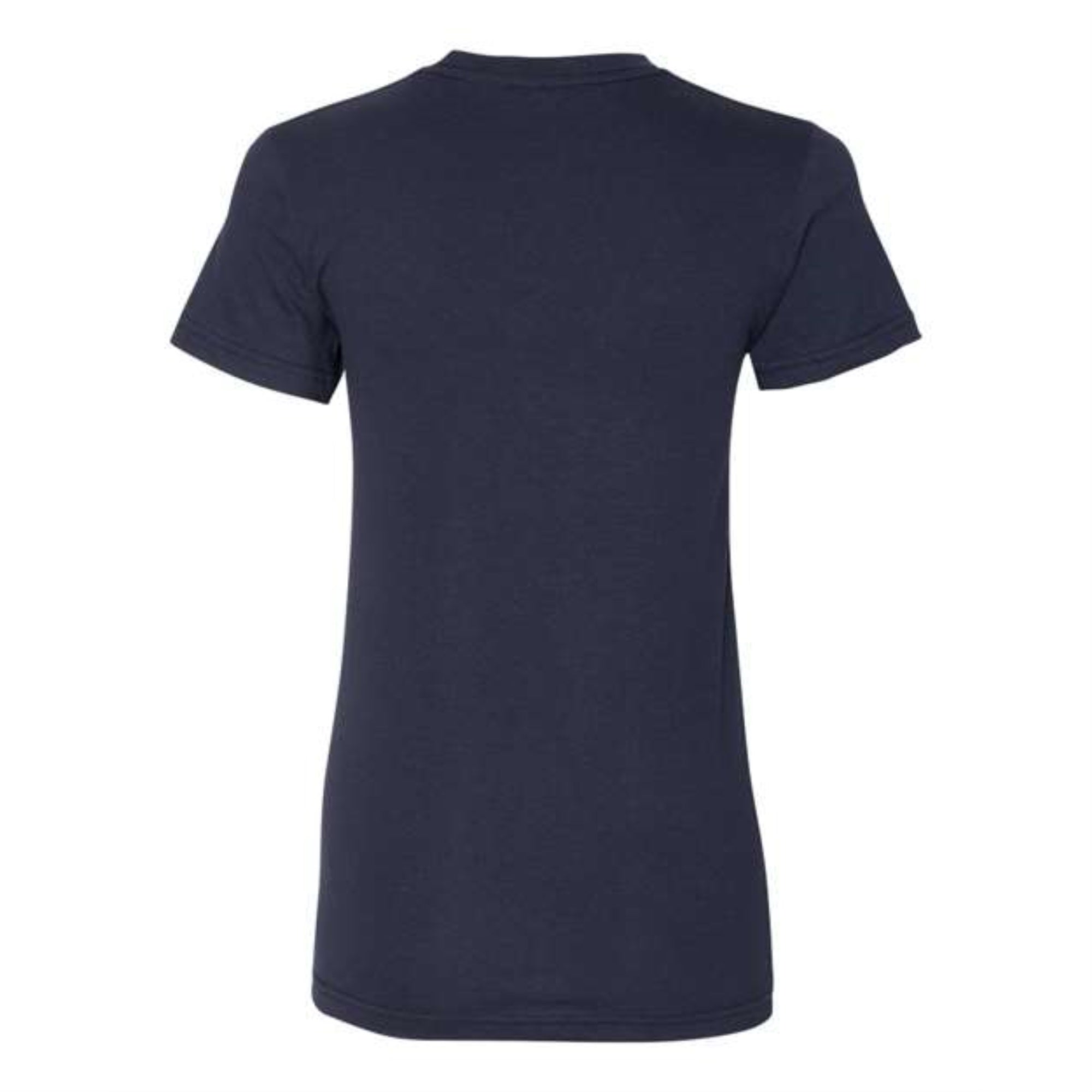American Apparel Womens Usa-Made Fine Jersey Tee - Navy, Xl