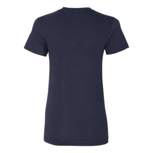 American Apparel Womens Usa-Made Fine Jersey Tee - Navy, Xl